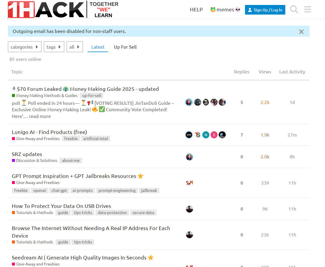 OneHack,互联网最大的免费赠送社区,免费白嫖各种资源