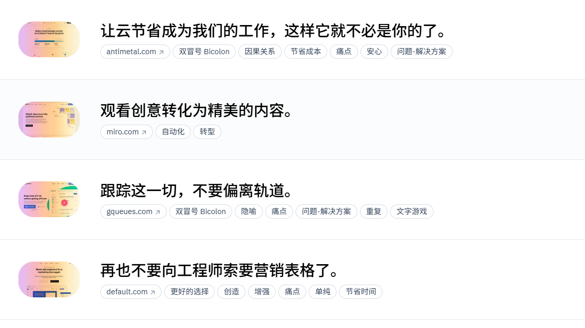 WebsiteHeadlines:网站标题灵感库 提升SaaS、B2B与DTC文案转化的实用工具