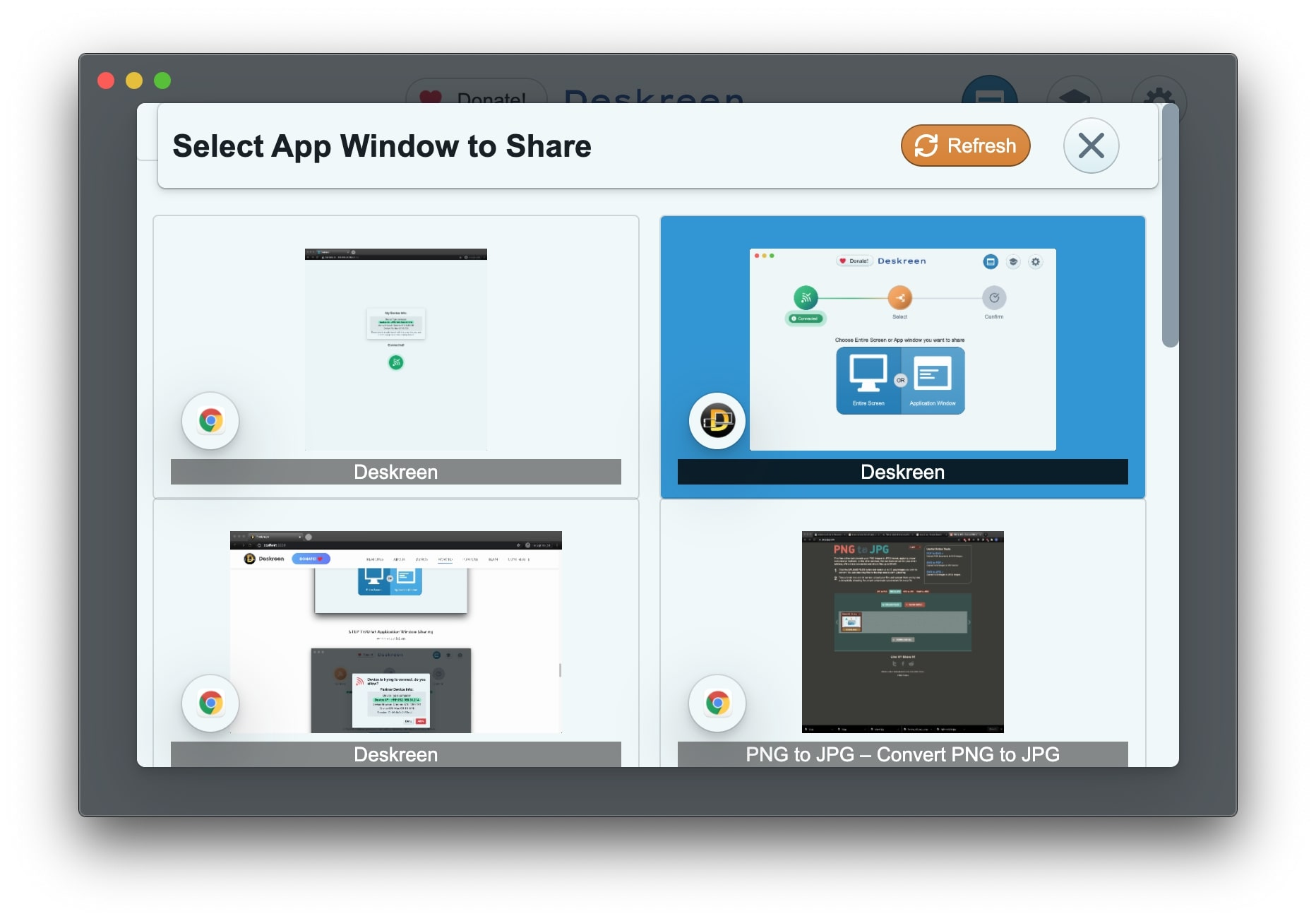Deskreen：一款免费开源的电脑屏幕投屏工具