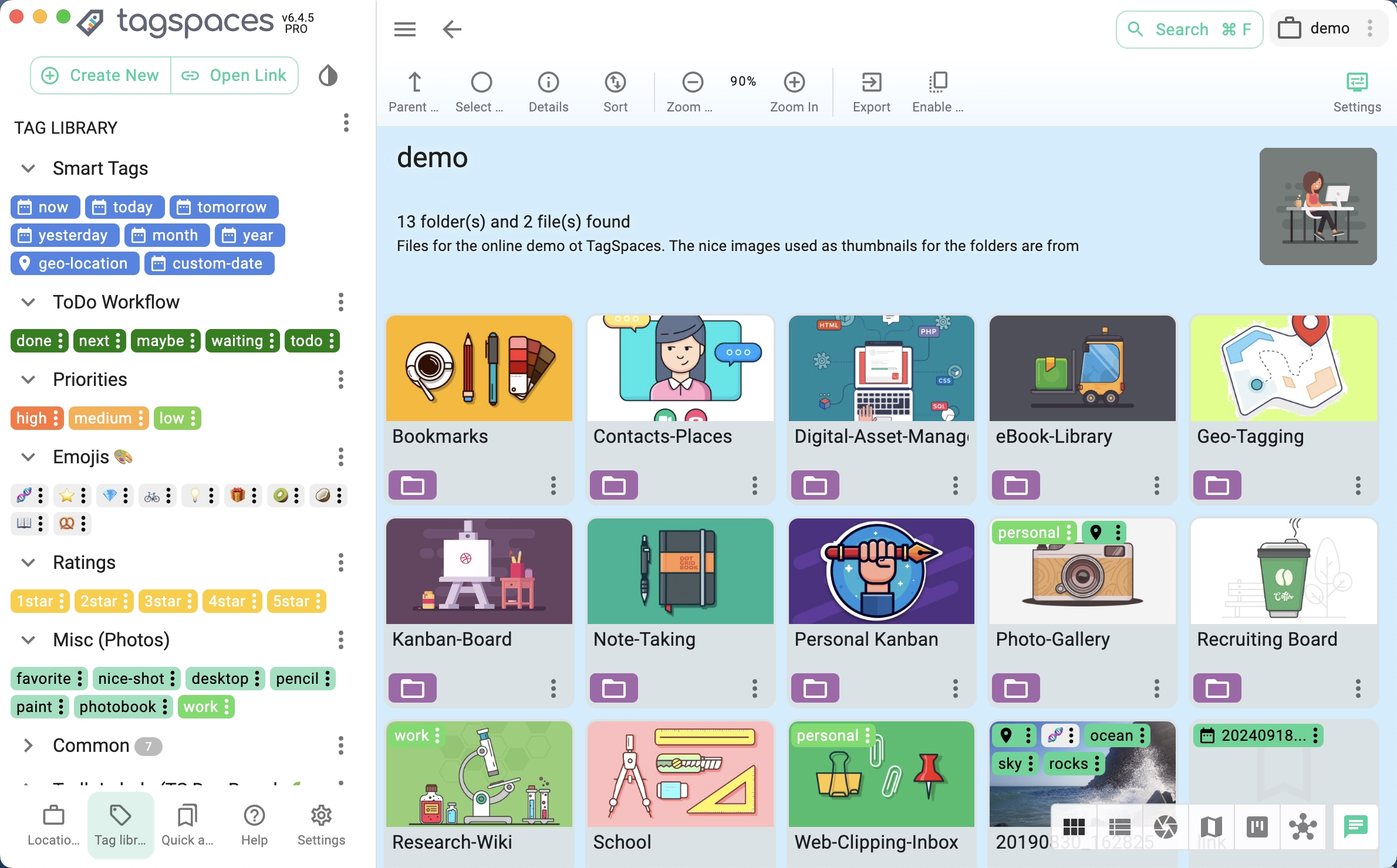TagSpaces：一款免费开源的本地化文件管理工具，专注于使用标签来组织、注释和管理本地文件