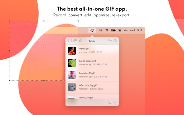Gifox：Mac上好用的Gif动图录制、编辑、转换工具
