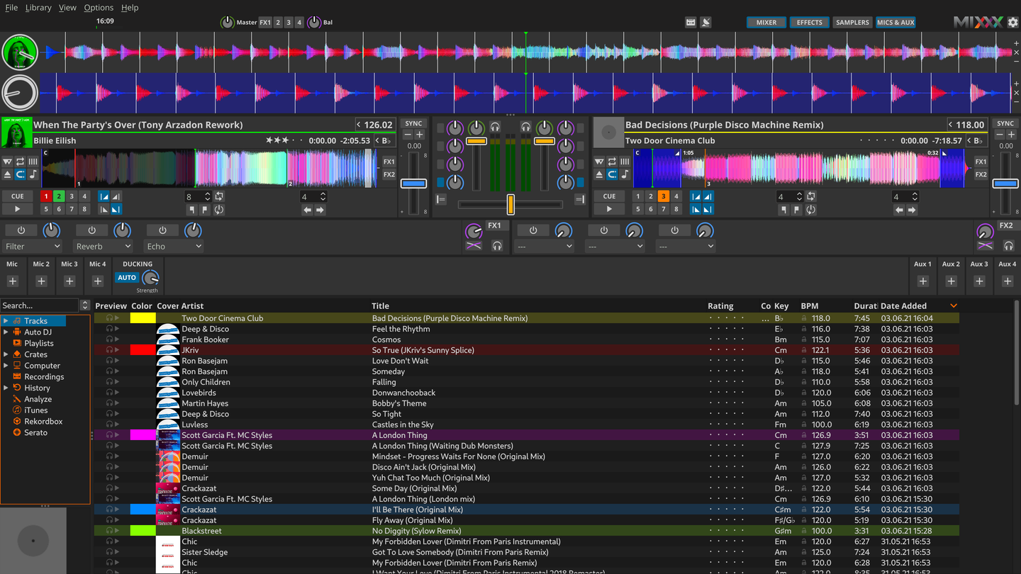 Mixxx：一款免费开源的DJ混音软件应用