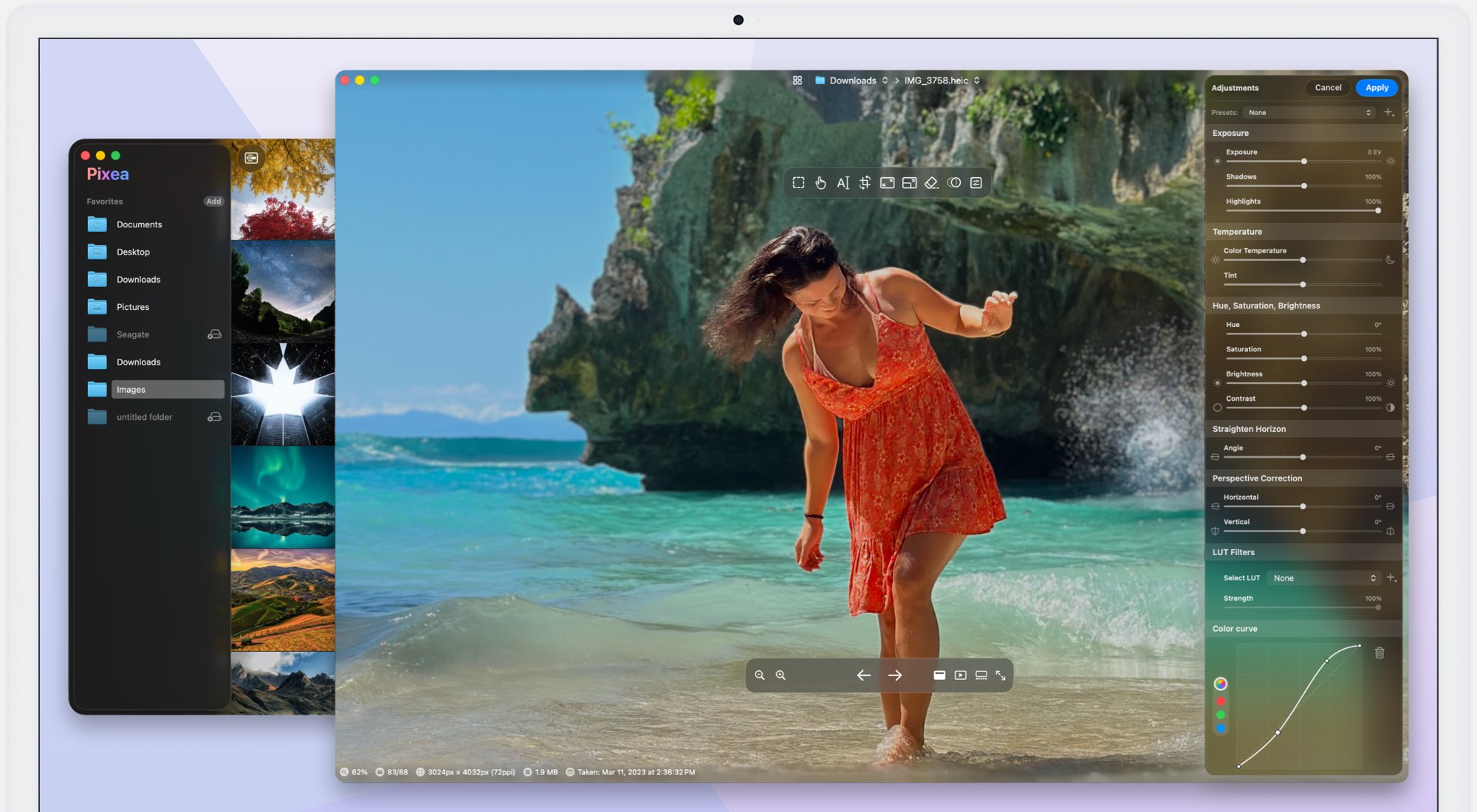 Pixea：一款功能强大的图像浏览器和编辑工具