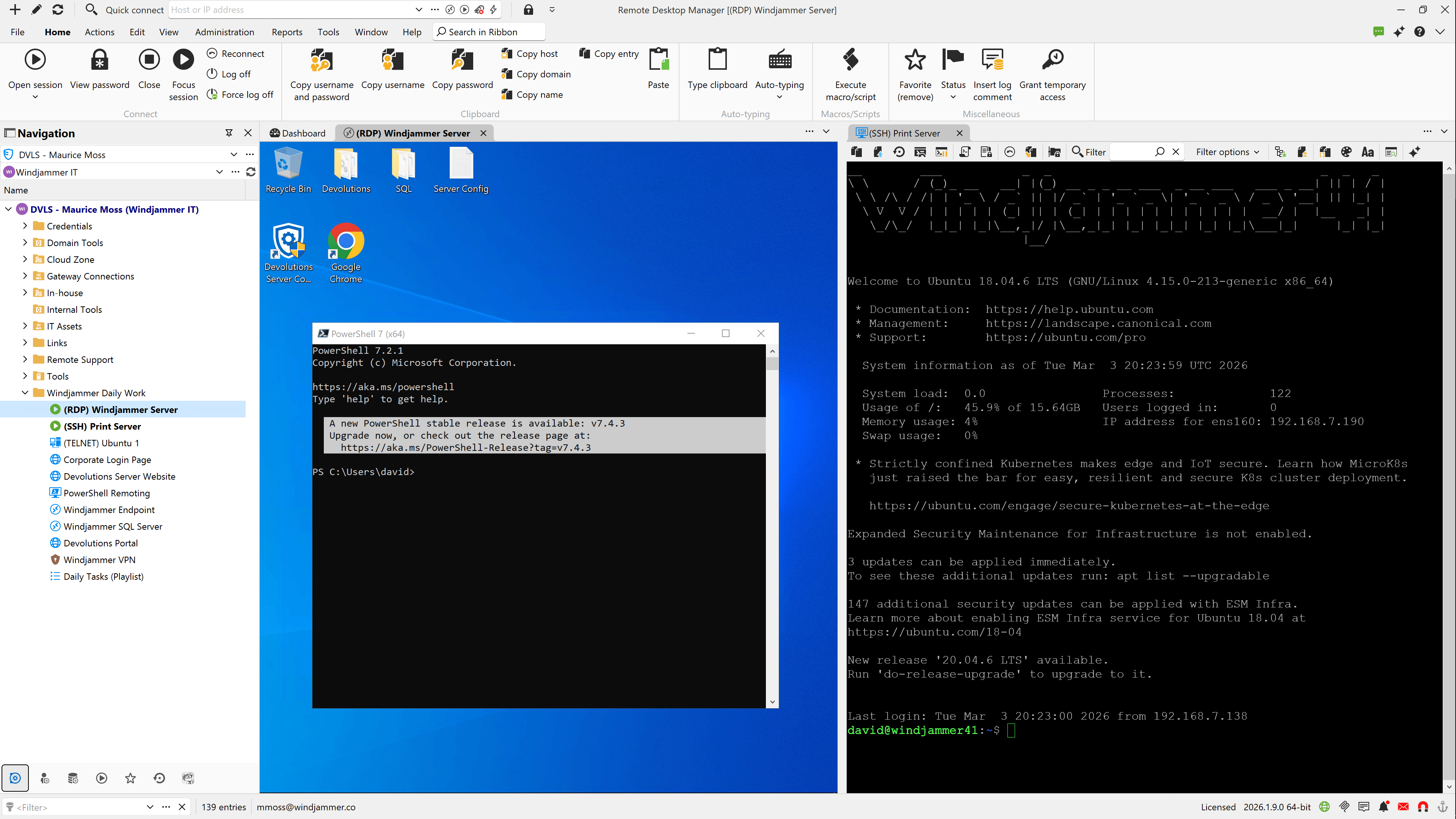 Remote Desktop Manager：业界最好的远程连接管理器