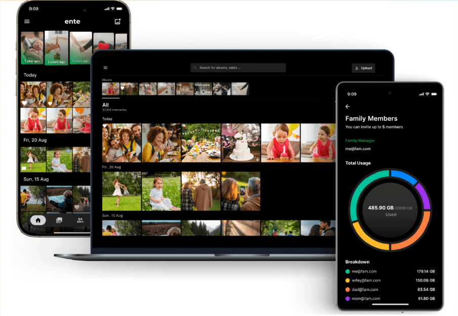Ente：开源、端到端加密的Google Photos 替代方案