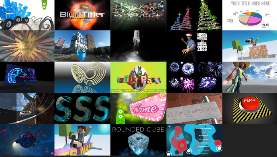 BluffTitler：专业的3D文字和图形动画制作软件