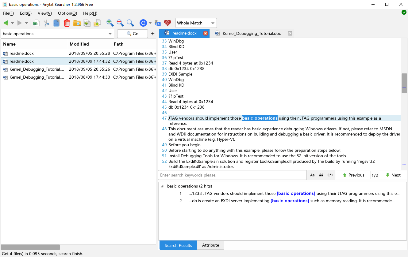 AnyTXT Searcher：免费的桌面文件搜索神器，秒杀Windows自带搜索