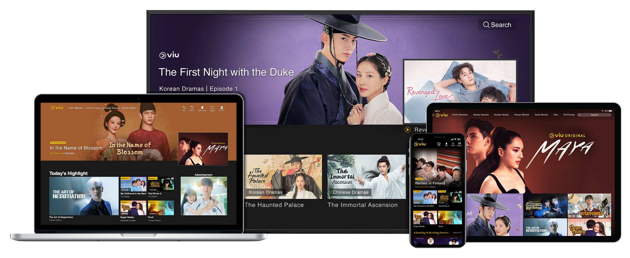 Viu：亚洲顶级串流视频平台，提供最新韩、日、中、港、台、泰剧集、日本动画及综艺节目